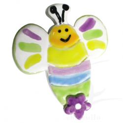 COMPRAR TIRADOR INFANTIL EBA ZOILO POMO   JALADERA KNOB BICHO NIÑO NIÑA ANIMAL ABEJA FLOR