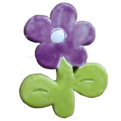 COMPRAR TIRADOR INFANTIL EBA ZOILO POMO   JALADERA KNOB PRIMAVERA NIÑO NIÑA FLOR MALVA VIOLETA