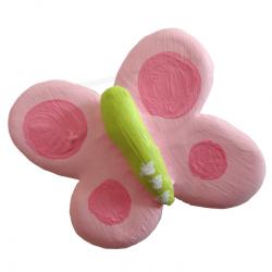 COMPRAR TIRADOR INFANTIL EBA ZOILO POMO   JALADERA KNOB BICHO NIÑO NIÑA ANIMAL MARIPOSA ROSA FARFALLINA